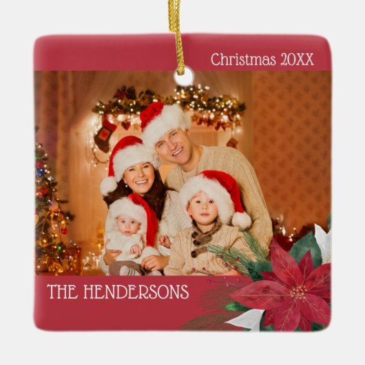 Fotos Weihnachtsschmuck Poinsettia (Vorderseite)