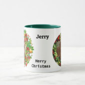 Fotos x 2 Weihnachtsgeschenk Hund Mama Kaffee Tasse (Zentrum)