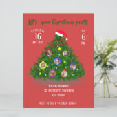 Fotos zu Weihnachtsbaum Einladung (Stehend Vorderseite)