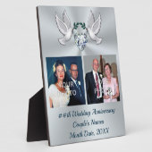 Fotos zum Hochzeitstag, 1 oder 2 Bilder Fotoplatte (Seite)