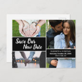 Fotos zum Hochzeitstag gerettet Postkarte (Vorne/Hinten)