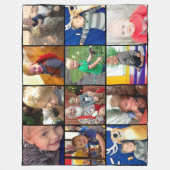 Fotos zur FotoCollage 12 Square Instagram Fleecedecke (Vorderseite)