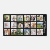 Fotosammlung Viele Bilder benutzerdefinierte Text Schreibtischunterlage (Vorderseite)
