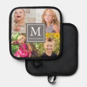 Fotosammlungen für Familienmitglieder Oven Mitt un Topflappen (Vorderseite/Rückseite)