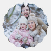 Fotoschablone Ornament Karte (Rückseite)