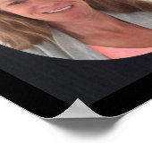 Fotoschwarz-Oval-Rahmen hinzufügen Poster (Ecke)