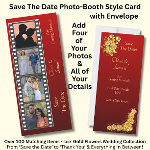 Fotoshooting im Fotobox-Stil Save The Date Flachka