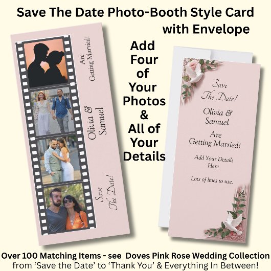 Fotoshooting-Stil Save-The-Date-Flachkarte