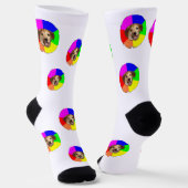 Fotosocken Haustier Vorlage Socken (Gewinkelt)