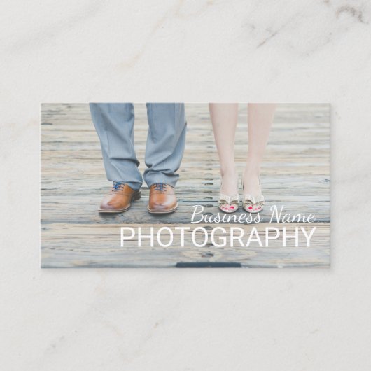 Fotostudio Beruflich Event Fotograf Visitenkarte (Vorderseite)