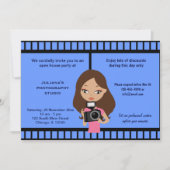 Fotostudio-Feier Einladung (Vorderseite)