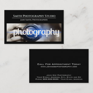 Fotostudio Fotograf Geschäftskarte Visitenkarte