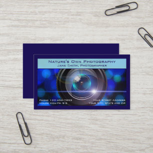 Fotostudio Fotograf Geschäftskarte Visitenkarte