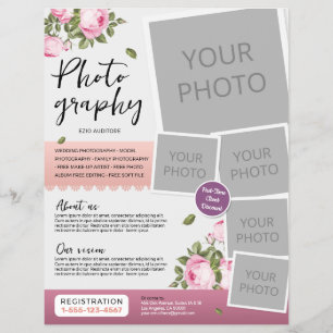 Fotostudio / Hochzeitfotografie Flyer