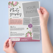 Fotostudio / Hochzeitfotografie Flyer (Hand)
