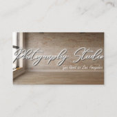 Fotostudio Miete Visitenkarte (Vorderseite)