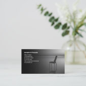 Fotostudio Modernes Minimalistisches Foto Visitenkarte (Stehend Vorderseite)