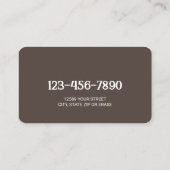 Fotostudio Paparazzi Visitenkarte (Rückseite)