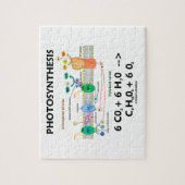 Fotosynthese (chemische Formel lichtabhängig) Puzzle (Vertikal)