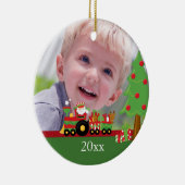 Fotoverzierung Sankt-Zugs personalisierte Keramikornament (Rechts)