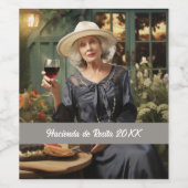 Fotovorlage benutzerdefiniert weinetikett (Einzelnes Label)