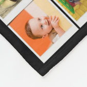 Fotovorlage der 70. Geburtstagsfamilie Fleecedecke (Ecke)