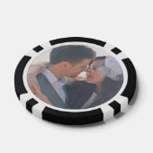 Fotovorlage der Braut und des Bräutigams Pokerchips (Einzeln)