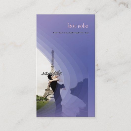 Fotovorlage, eigene hinzufügen visitenkarte (Vorderseite)