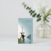 Fotovorlage, fügen Sie Ihre eigene Visitenkarte (Stehend Vorderseite)