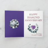 Fotovorlage für die Diamond Liebe 60 Jahre Karte (Innenseite)