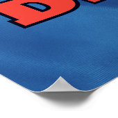 Fotovorlage für Super Vater Poster (Ecke)