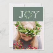 Fotovorlage für Weihnachtskarten Feiertagskarte (Vorderseite)