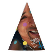 Fotovorlage Geburtstagspapier Partyhütchen (Links)