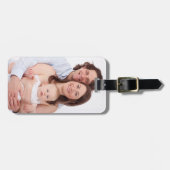 Fotovorlage individuell anpassen Personalisiert Gepäckanhänger (Vorderseite horizontal)