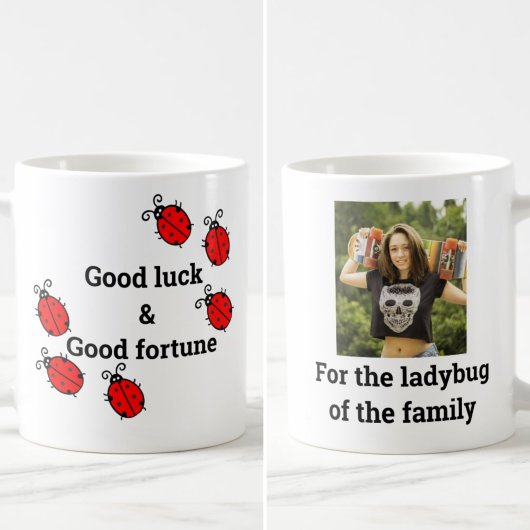 Fotovorlage Ladybug Travel Kaffeetasse