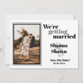 Fotovorlage QR-Code Save the Date (Vorderseite)