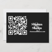 Fotovorlage QR-Code Save the Date (Rückseite)