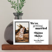 Fotovorlage QR-Code Save the Date