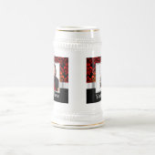 Fotovorlage rot und schwarz bierglas (Mittel)