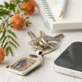 FOTOVORLAGE Silbermetall Schlüsselanhänger Oma Ges (Seite)