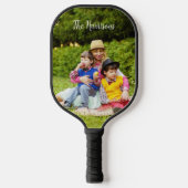 Fotovorlage und benutzerdefiniertes Paddel-Textpad Pickleball Schläger (Vorderseite)