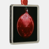 Fotovorlage Xmas Tree Decoration Silbernes Ornament (Rechts)