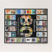 Fotovorlage zum 80. Geburtstag Puzzle (Horizontal)