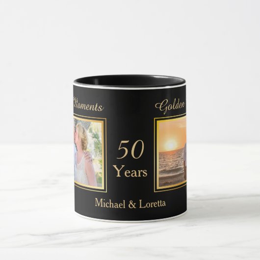 Fotovorlage zum Hochzeitstag Tasse (Zentrum)