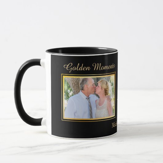 Fotovorlage zum Hochzeitstag Tasse (Links)