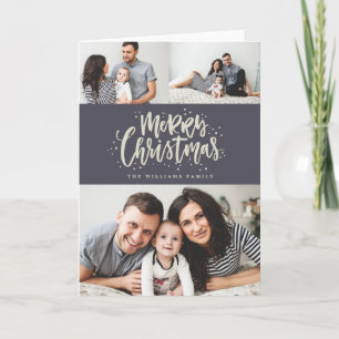 Fotoweihnachtsgrußkarte der FROHEN WEIHNACHTEN