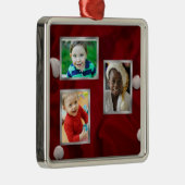 Fotoweihnachtsverzierungen Ornament Aus Metall (Rechts)