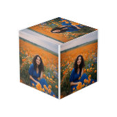 Fotowürfel Würfel (Rückseite Schrägansicht)