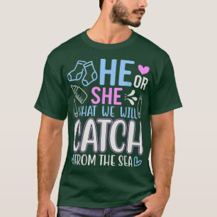 Fötus Baby-Se-Ereignis Er oder sie Geschlecht offe T-Shirt