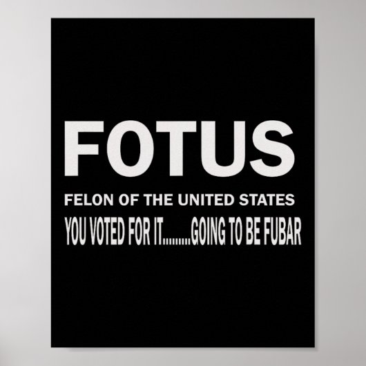 Fotus erster Verbrecher des US-Fells wird beginnen Poster (Vorne)